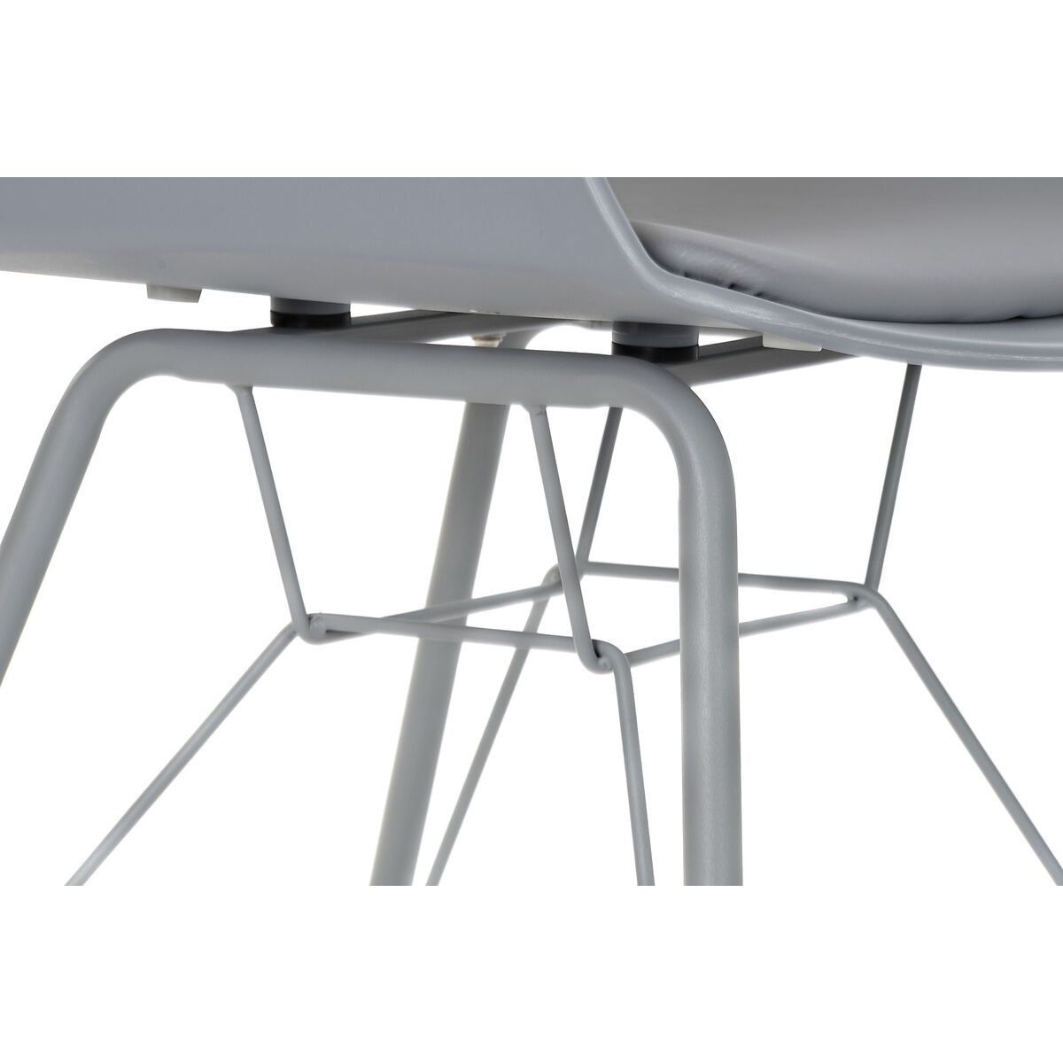 Stol DKD Home Decor Ljusgrå 56 x 53 x 81 cm - 5