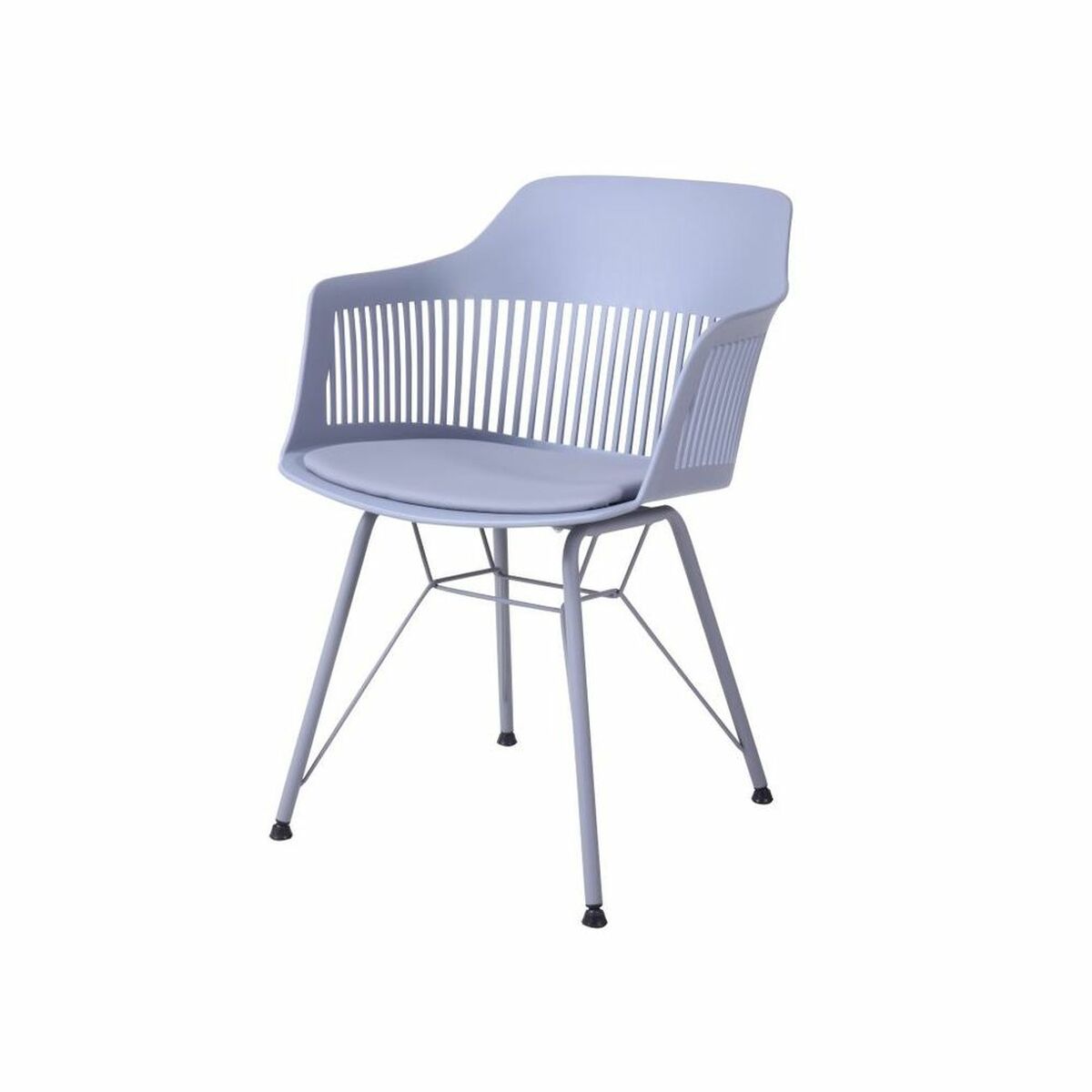 Stol DKD Home Decor Ljusgrå 56 x 53 x 81 cm - 2