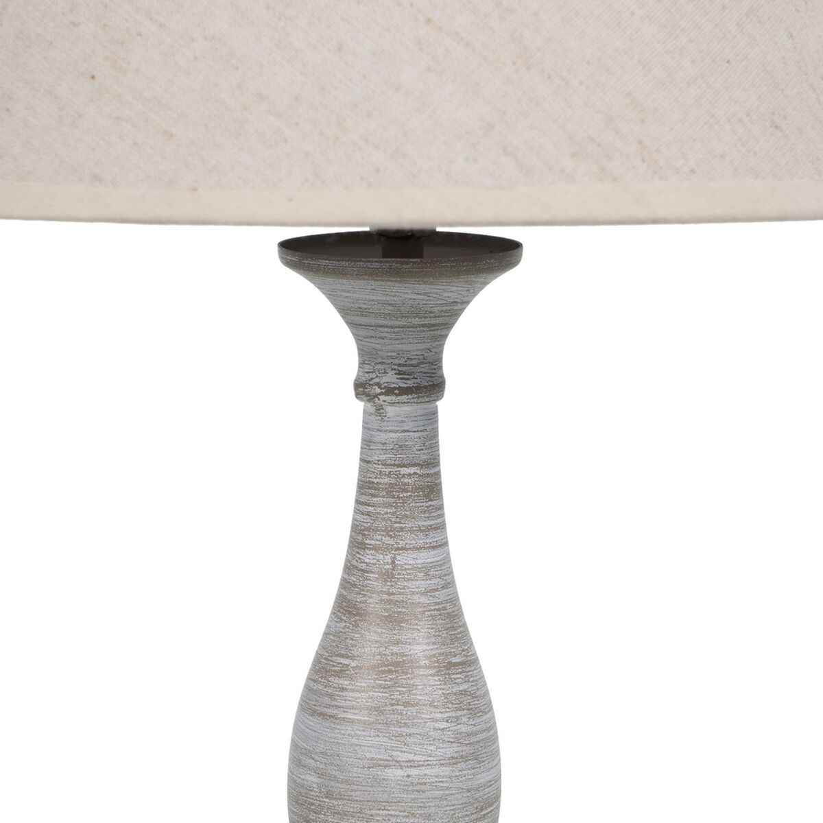 Bordslampa Beige Grå 60 W 220-240 V 20 x 20 x 34 cm - 6