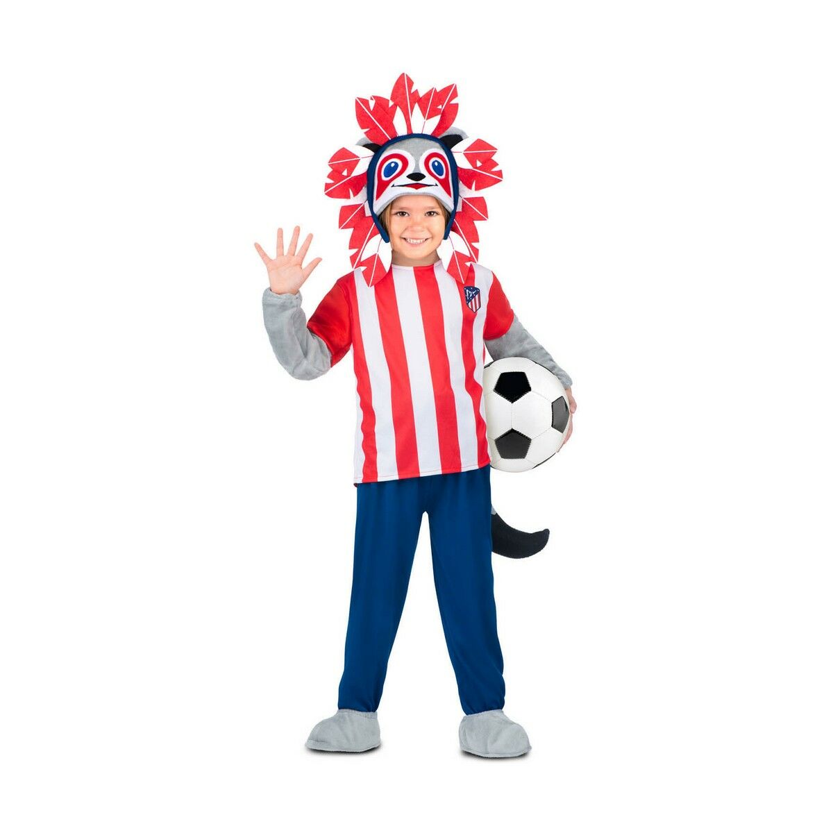 Maskeraddräkt för barn My Other Me Blå Röd Atlético de Madrid (5 Delar)