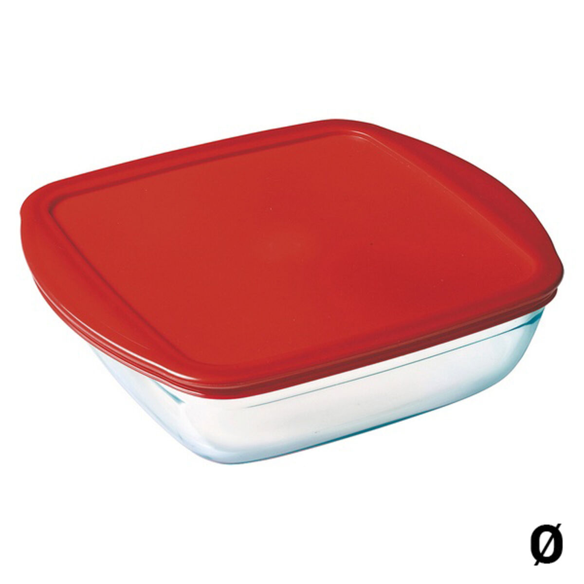 Hermetisk matlåda Ô Cuisine Transparent Borosilikatglas