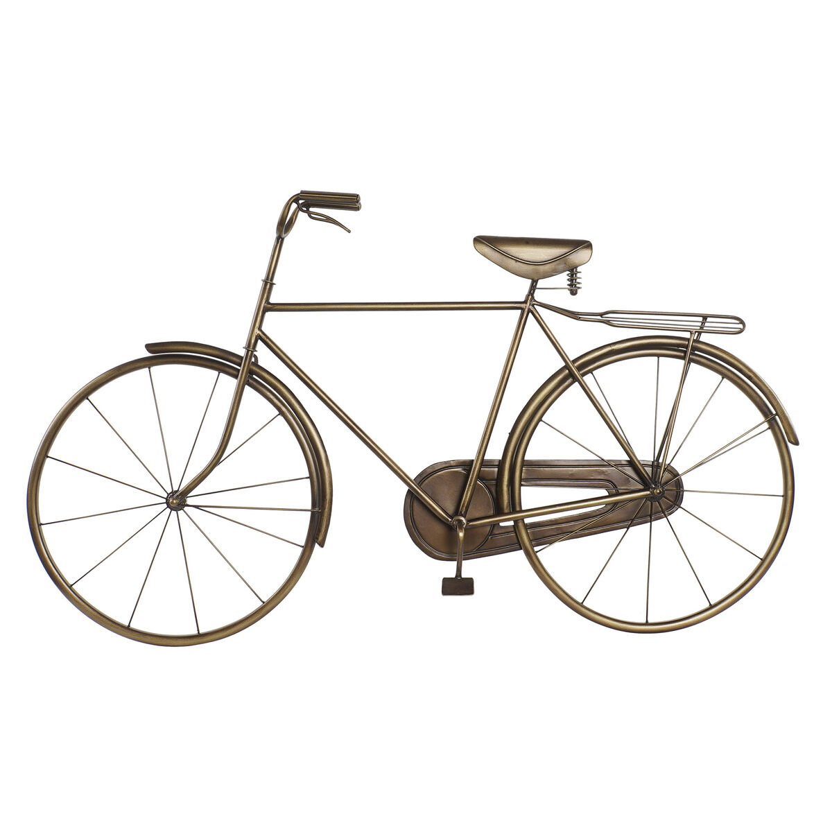 Prydnadsfigur DKD Home Decor Gyllene Cykel Loft 108 x 8 x 63 cm - 4