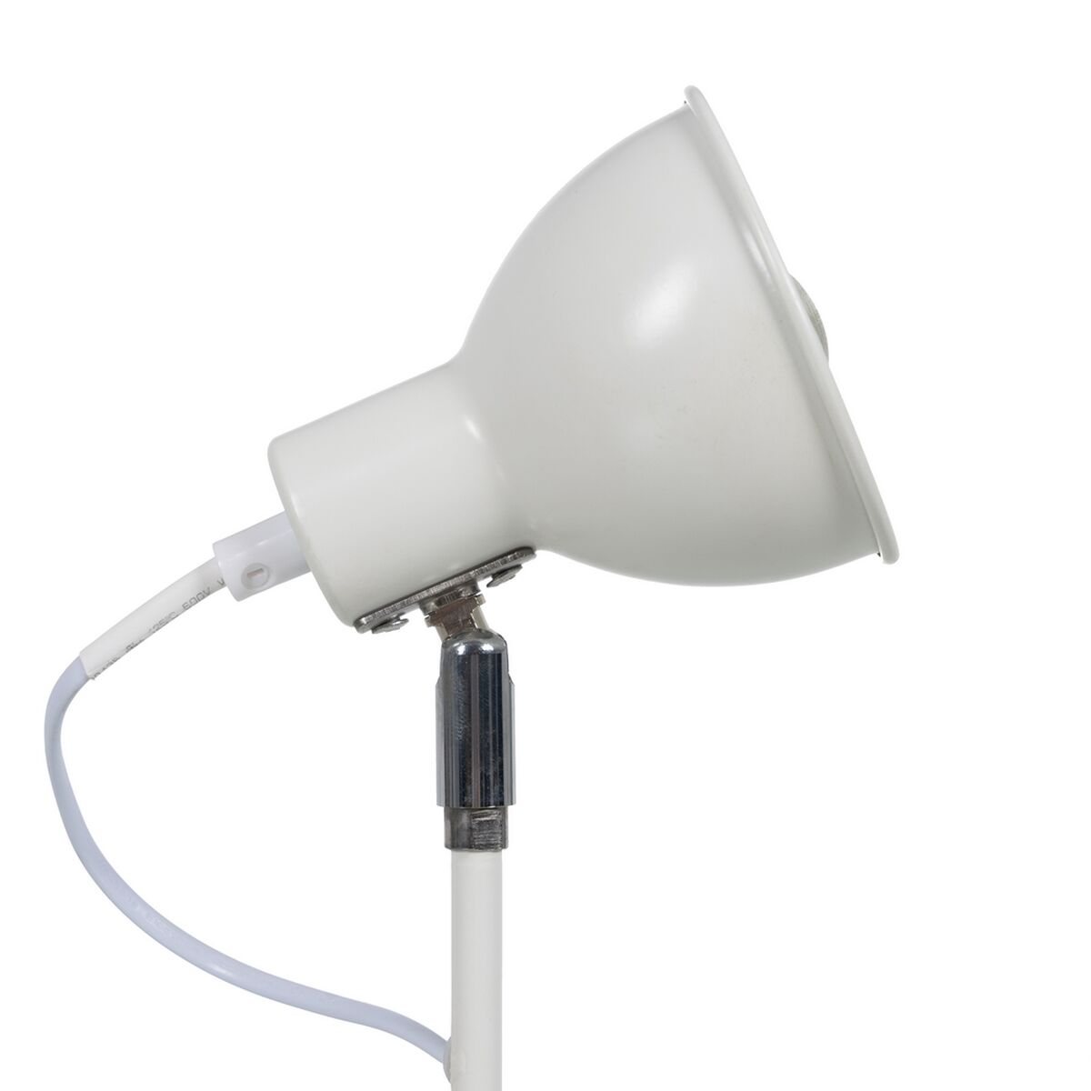 Bordslampa Vit Järn 25 W 220-240 V 15 x 14,5 x 36,5 cm - 5