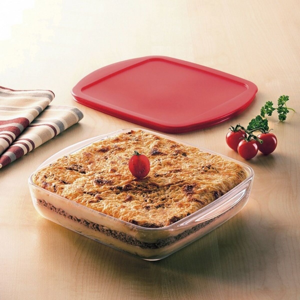 Hermetisk matlåda Ô Cuisine Transparent Borosilikatglas - 5