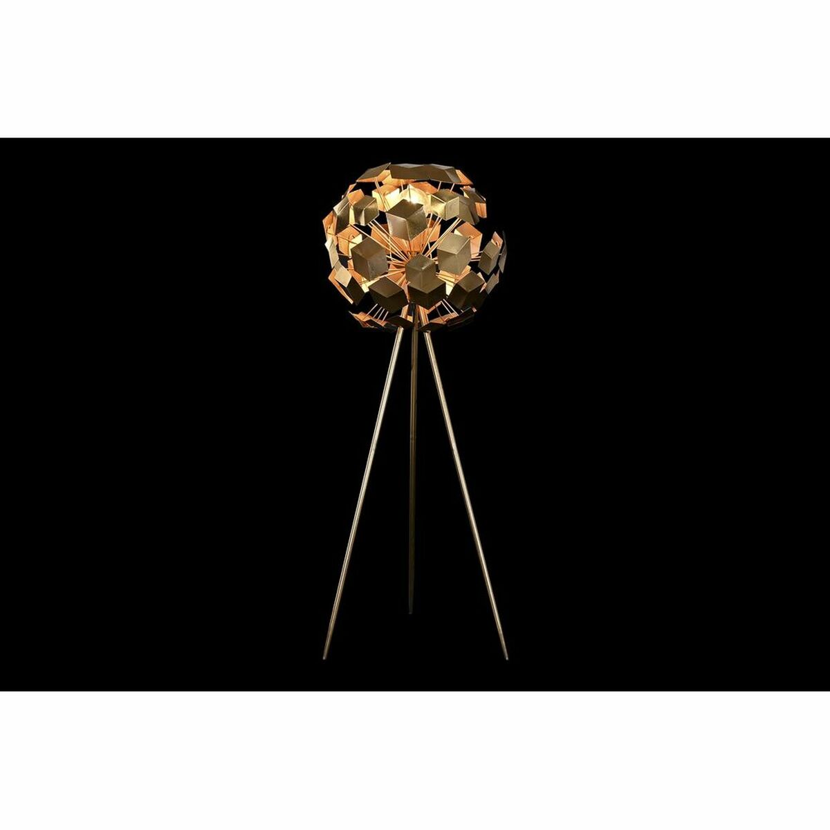 Golvlampa DKD Home Decor Gyllene Metall 50 W 220 V 49 x 49 x 134 cm - 8