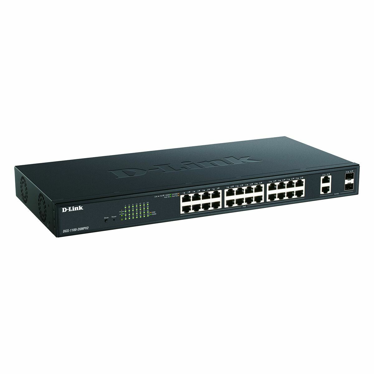 Switch D-Link DGS-1100-26MPV2/E Svart - 2