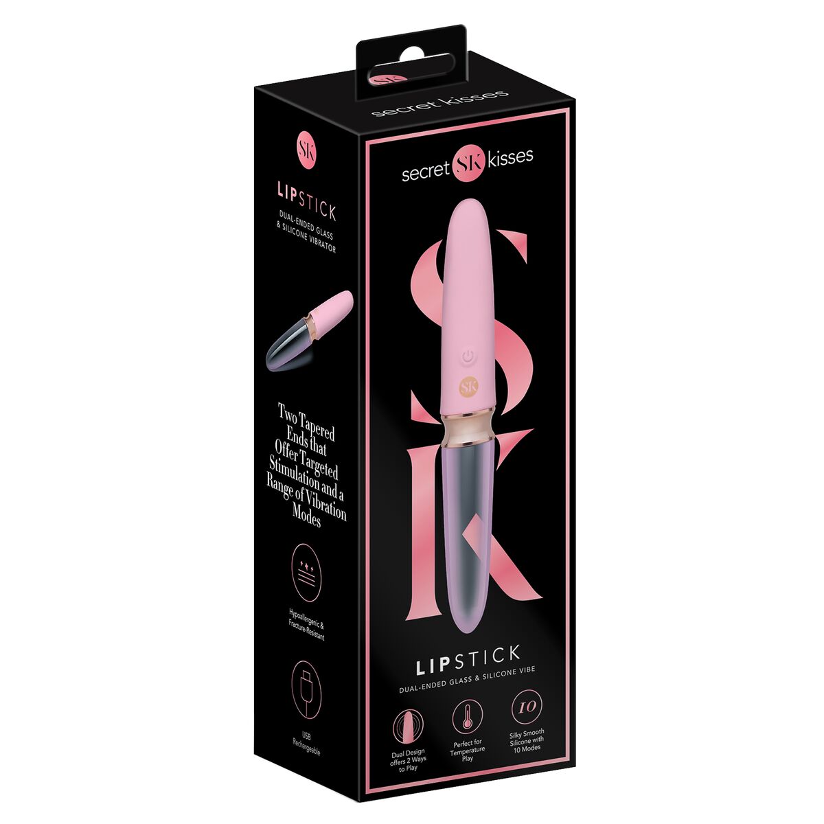 Minivibrator Secret Kisses Chroma Petite Rosa - 5