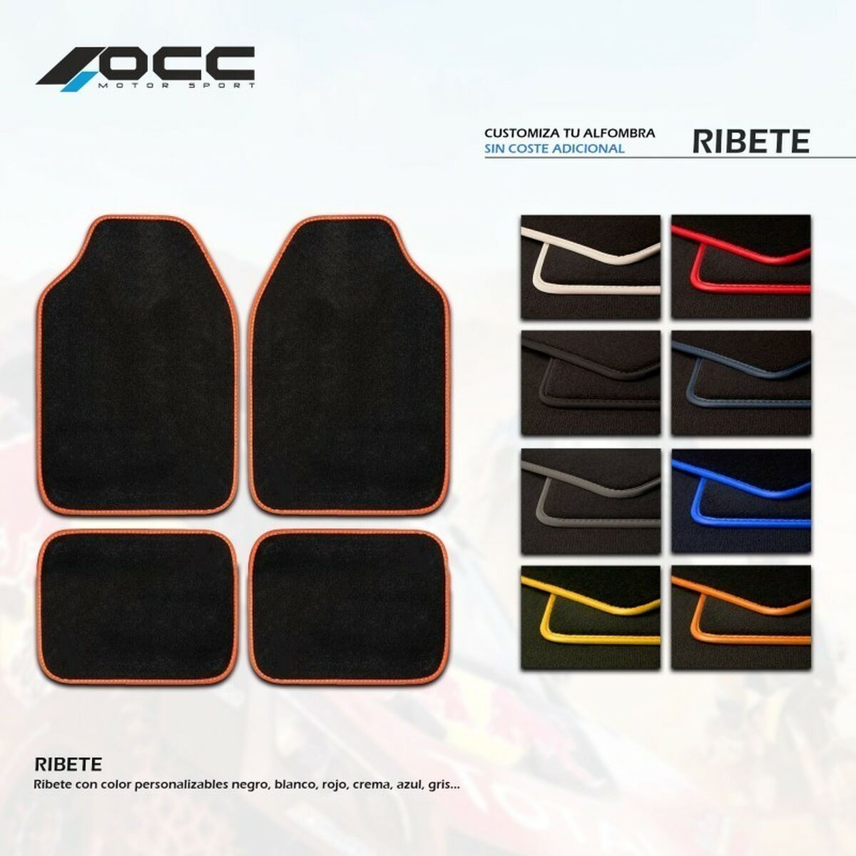 Set med bilgolvmattor OCC Motorsport OCCOP0030 5 Delar - 2
