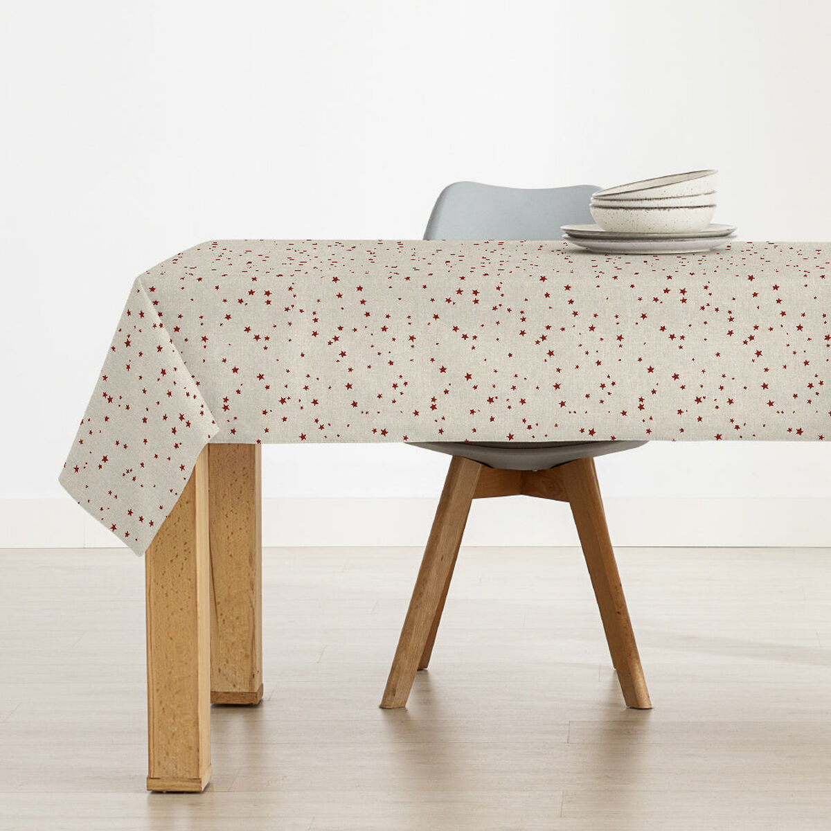 Fläckresistent bordsduk i harts Belum Merry Christmas Multicolour 180 x 180 cm - 4