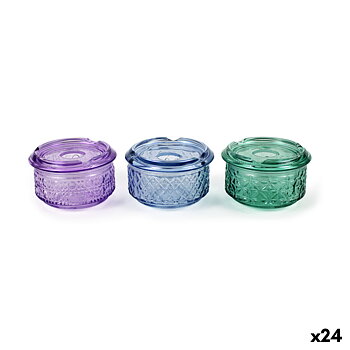 Askfat Confortime Glas 11,4 x 11,4 x 7,4 cm (24 antal)