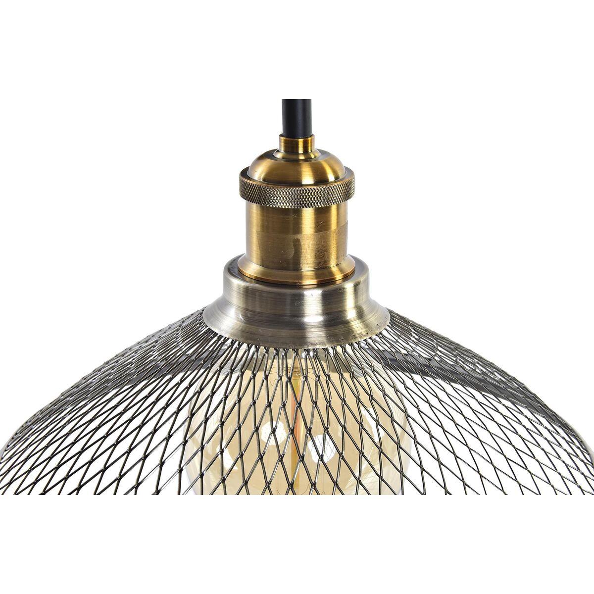 Vägglampa DKD Home Decor Svart Gyllene Metall 220 V 50 W (27 x 28 x 28 cm) - 4