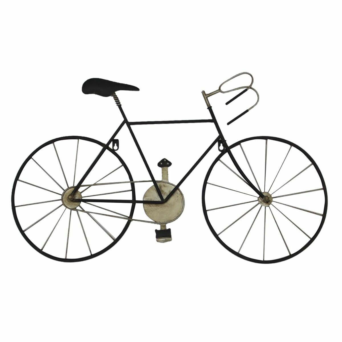Prydnadsfigur DKD Home Decor 78 x 2,5 x 45 cm Cykel Vintage (2 antal) - 7