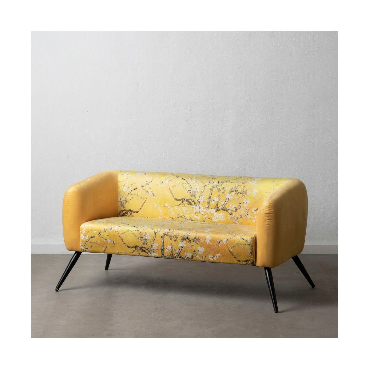 Trädgårdssoffa 140 x 71 x 71 cm Sammet - 8