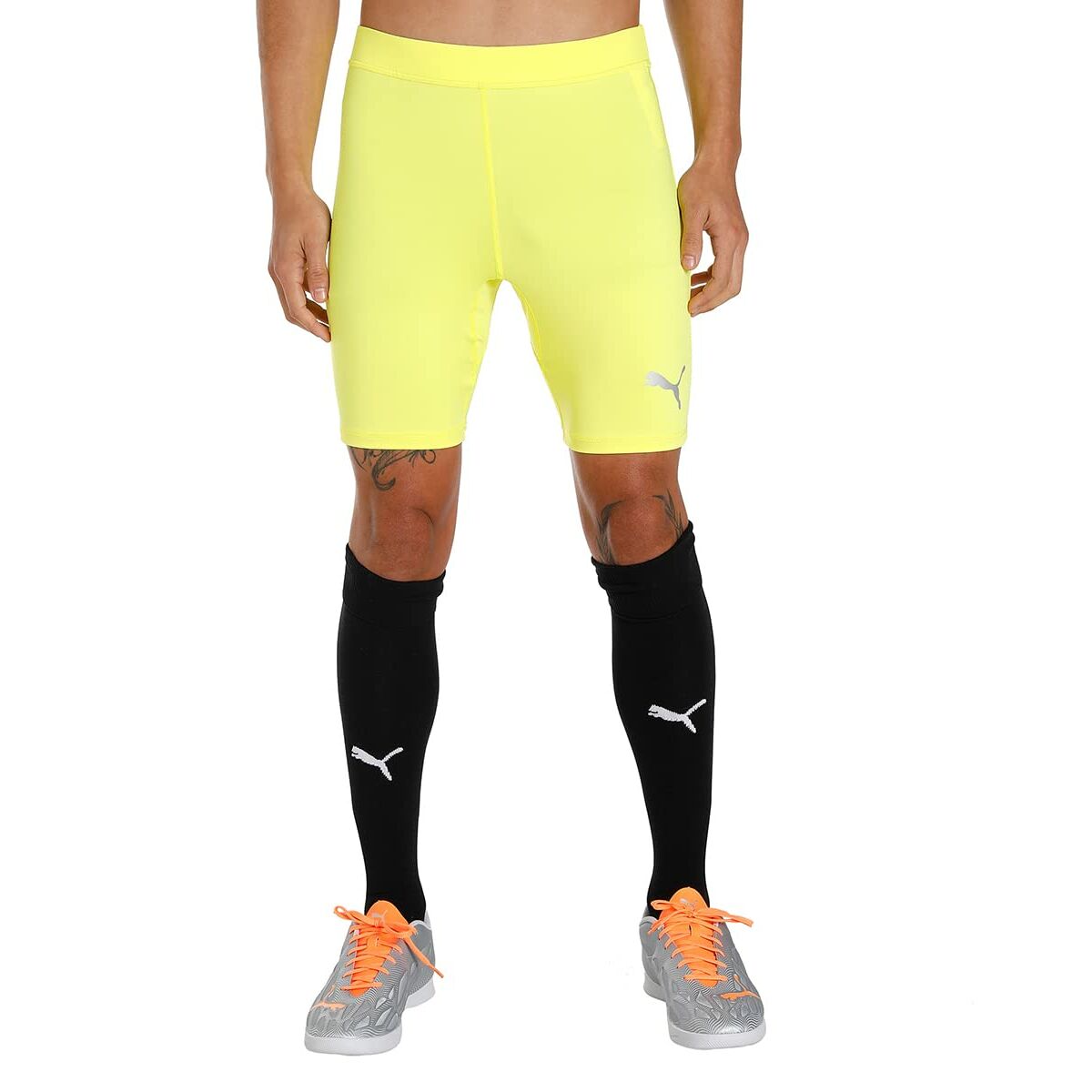 Sportshorts för män Puma Liga Baselayer Gul
