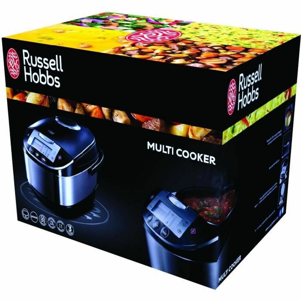 Ångkokare med multifunktion Russell Hobbs 21850-56 Svart Rostfritt stål 900 W - 4