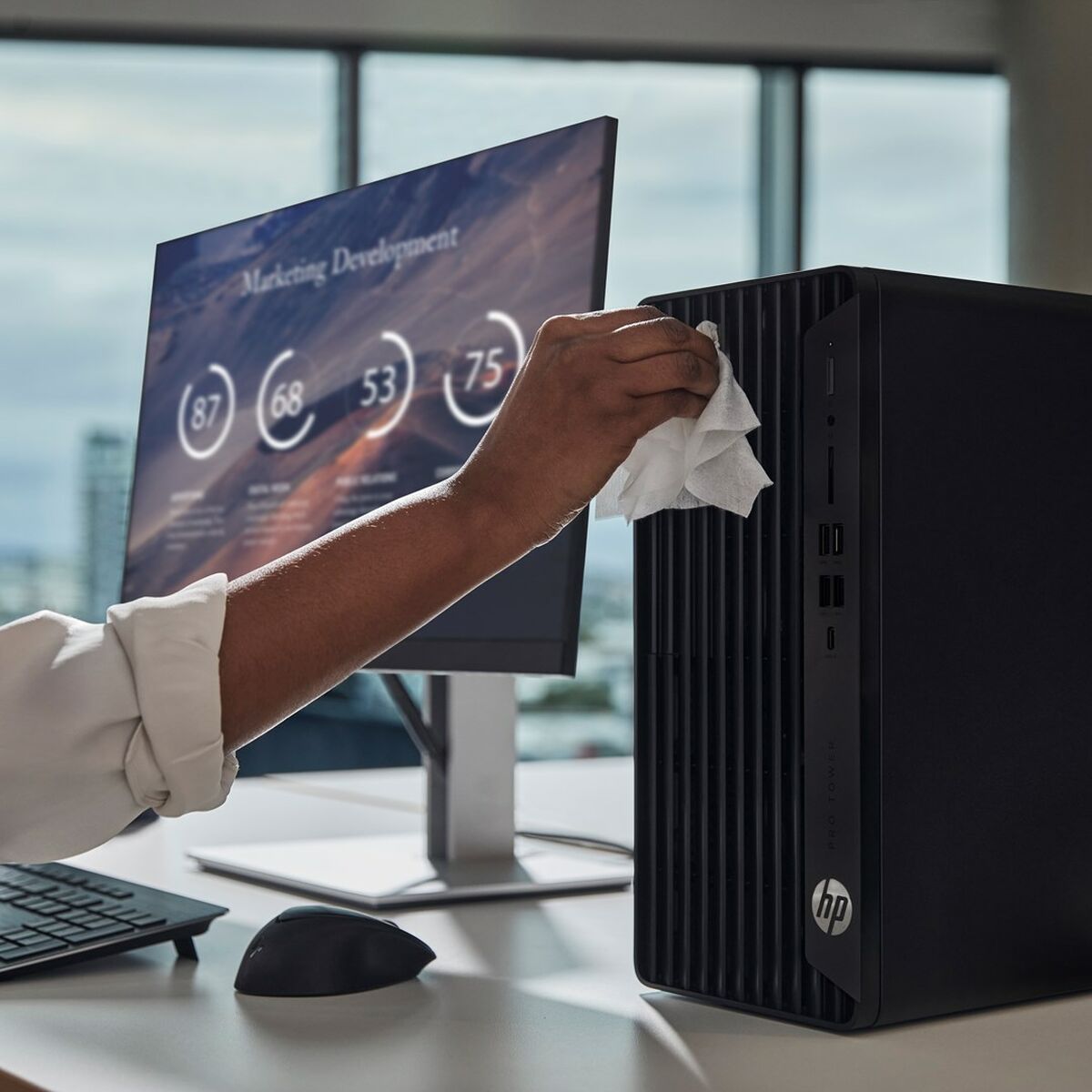 Bordsdator HP 881K0EA Intel Core i5-13500 8 GB RAM 256 GB SSD - 7