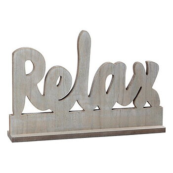 Träskylt Relax 112024 Brun 41 x 5 x 26 cm