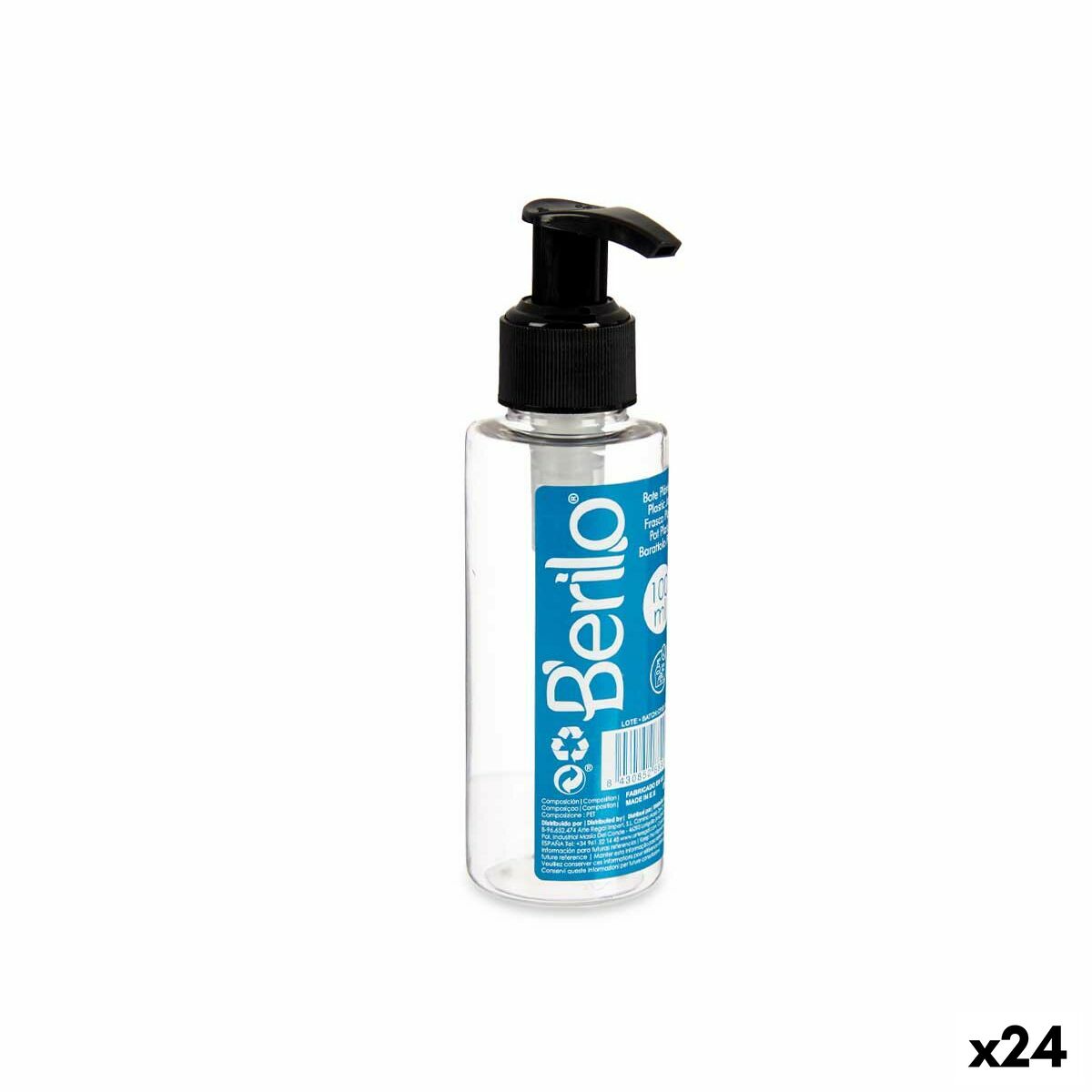 Doserare Svart Transparent Plast 24 antal (100 ml) - 3
