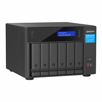 RAID-styrkort Qnap TVS-H674-I3-16G 10 Gbit/s 10/100/1000/2500 Mbps 2500 Mbit/s