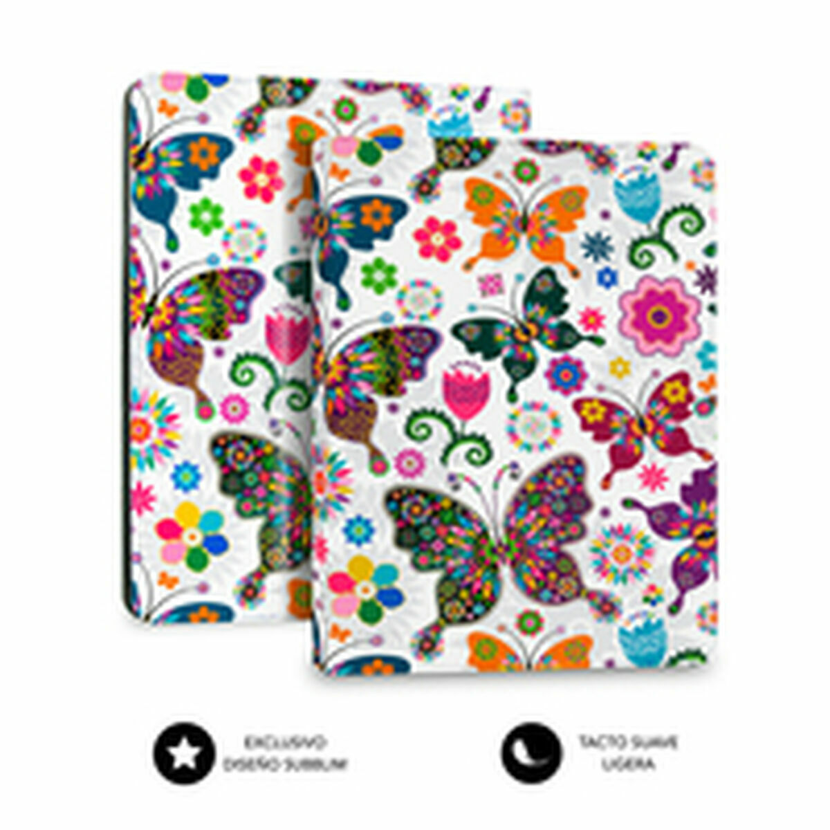 Fodral till Läsplatta Subblim SUBCUT-4TC013 Multicolour Fjärilar 11" - 2