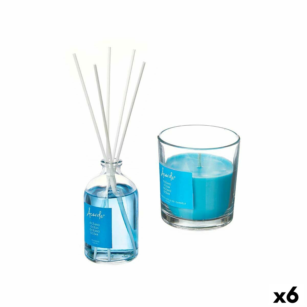 Set med luftfräschare Acorde Havet (6 antal)
