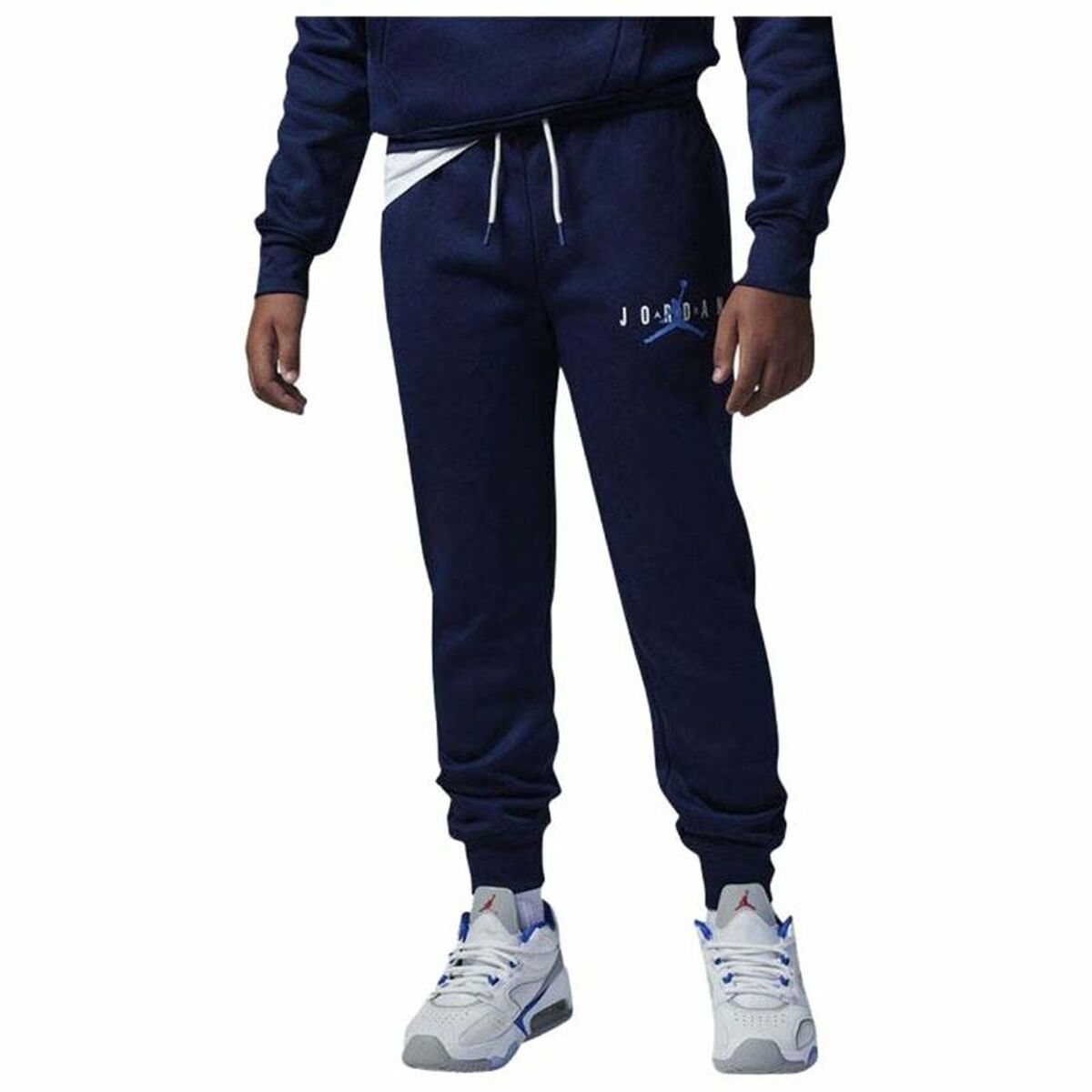 Träningsbyxa barn Nike Jordan Jumpman Mörkblå - 5