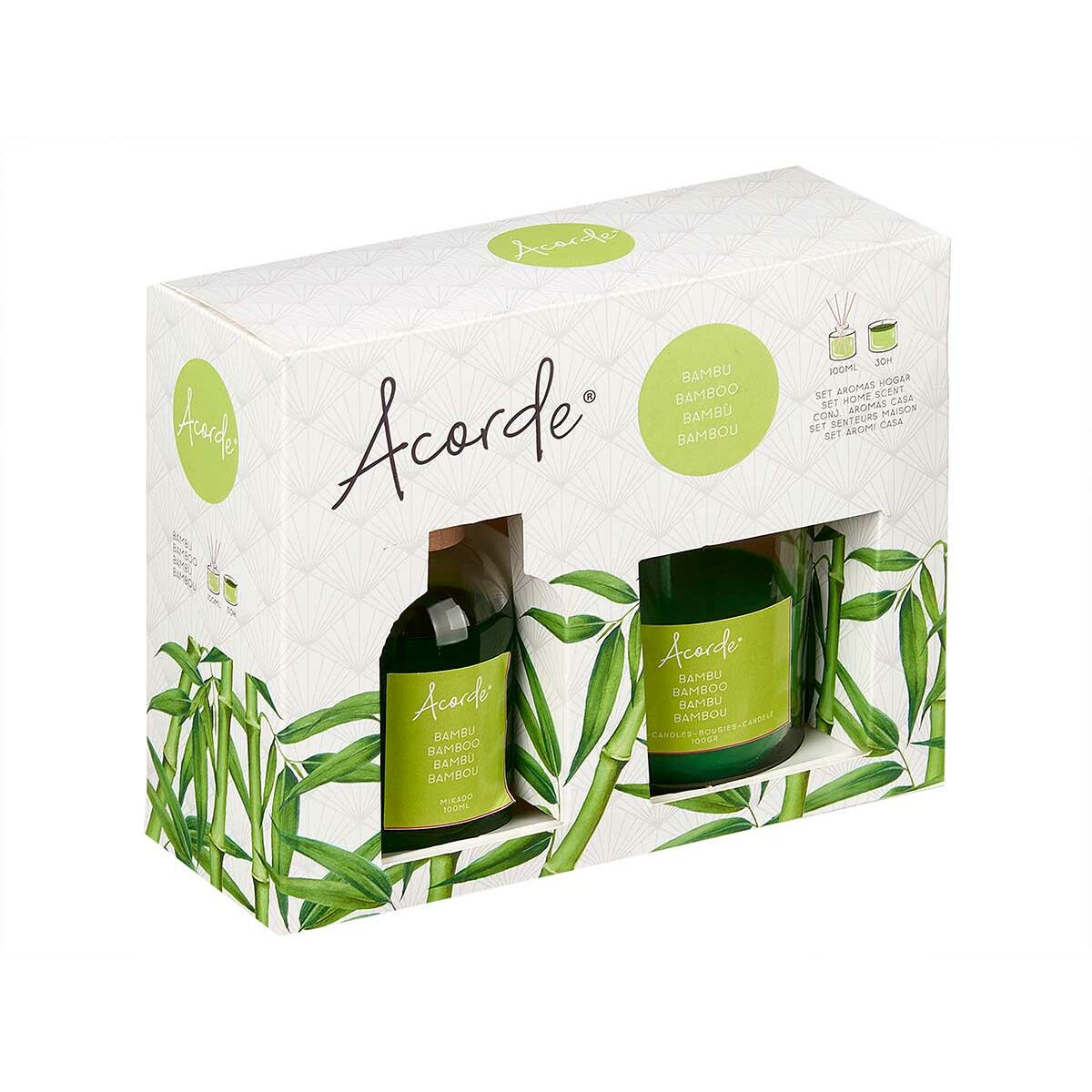 Set med luftfräschare Acorde Bambu 100 ml (6 antal) - 3