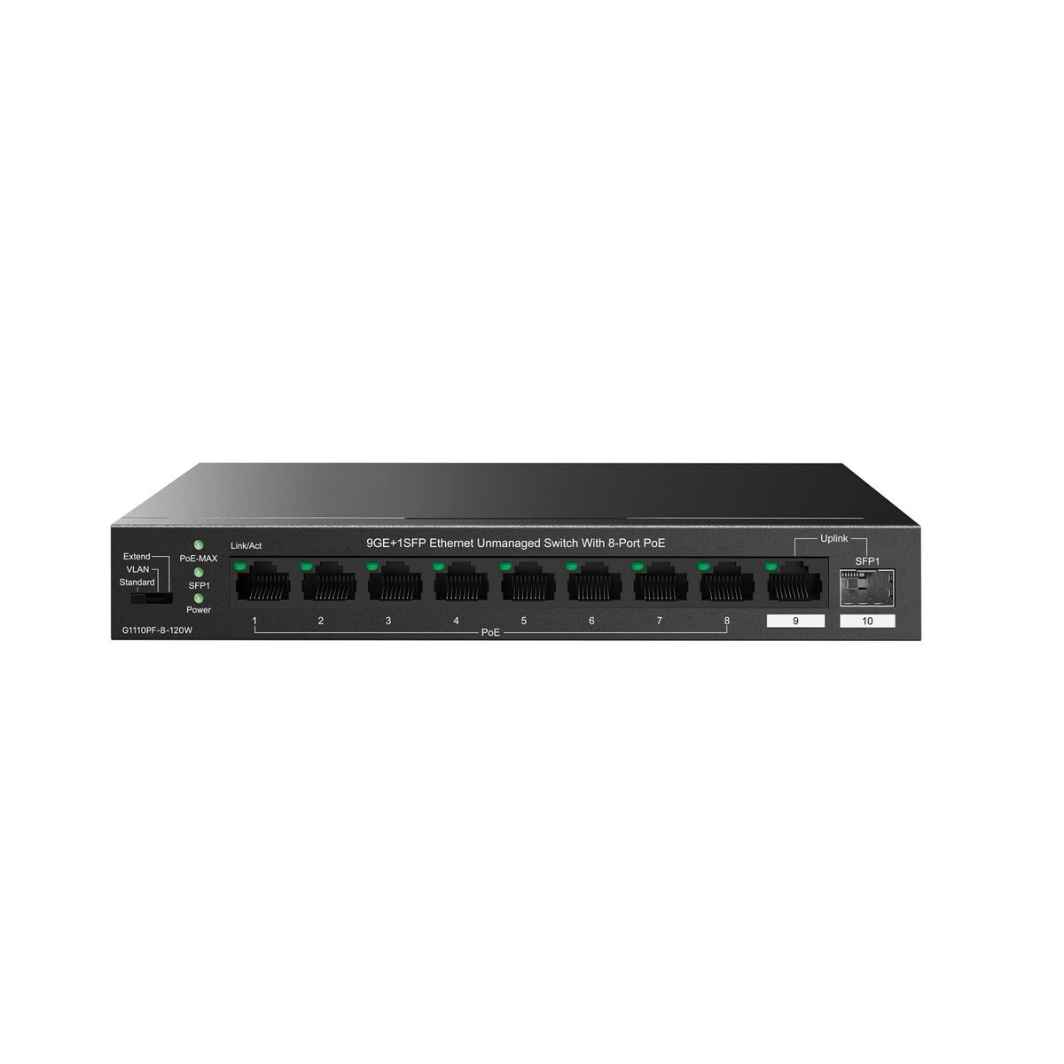 Switch Tenda TEG1110PF-8-120W - 2