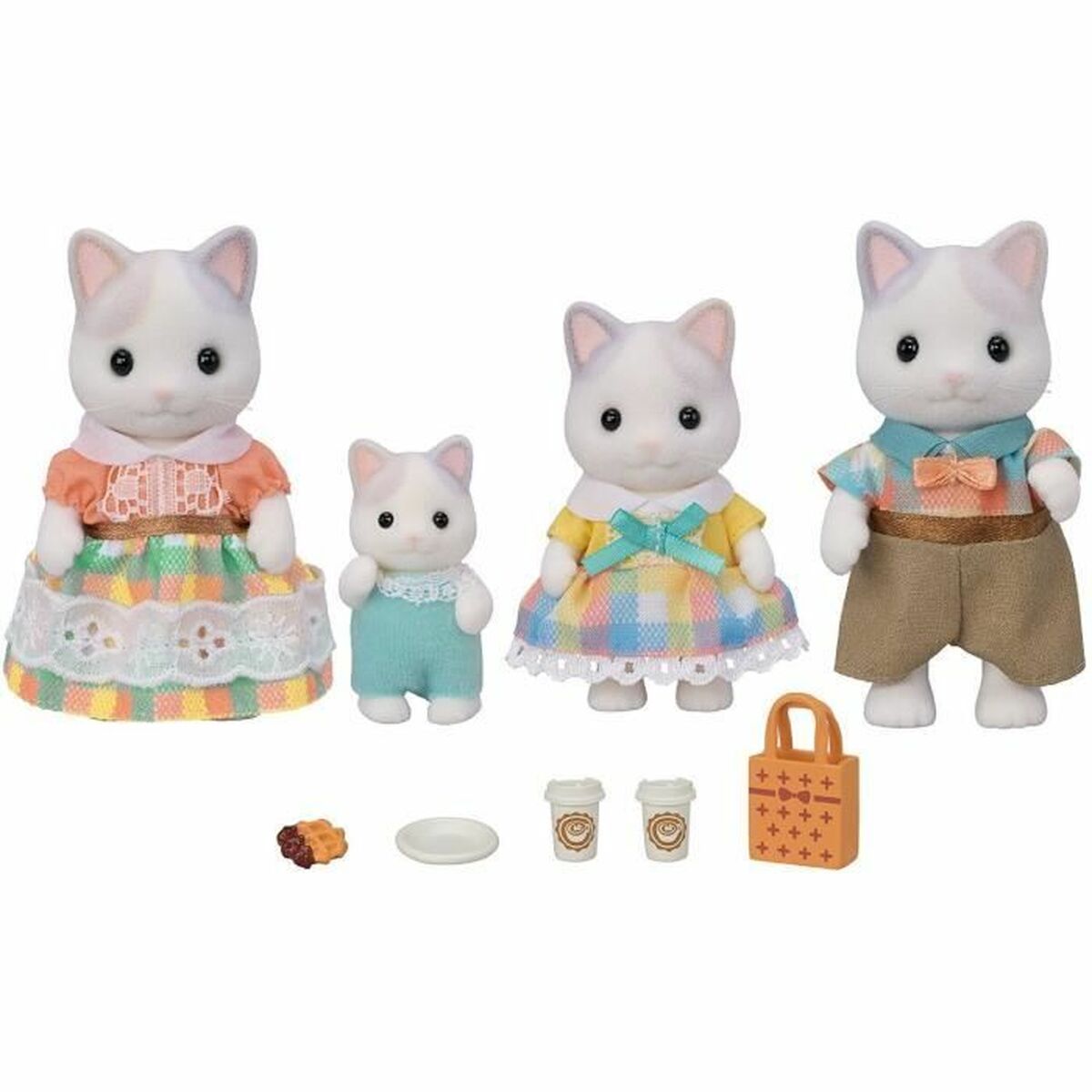Tillbehör till dockhus Sylvanian Families 5738 Latte Cat Family - 4
