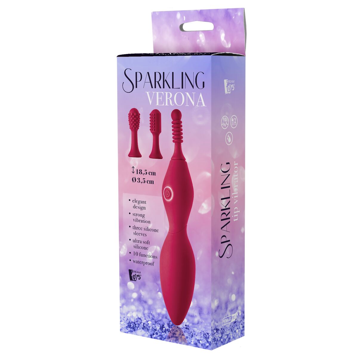 Patronvibrator Dream Toys Sparkling Röd - 7