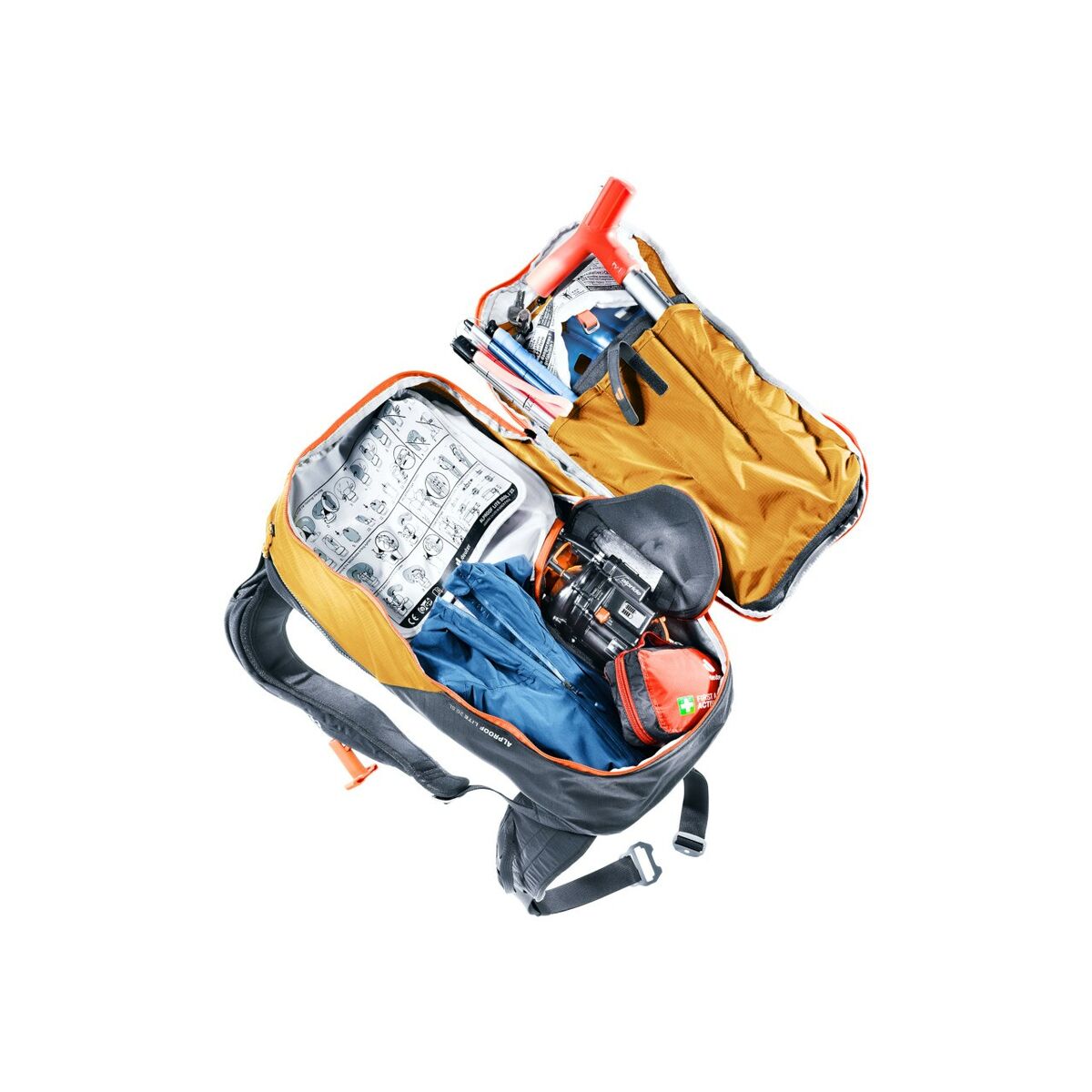 Ryggsäck för bergmiljö Deuter Alproof Lite 20 SL Gul Grafit 20 L - 6