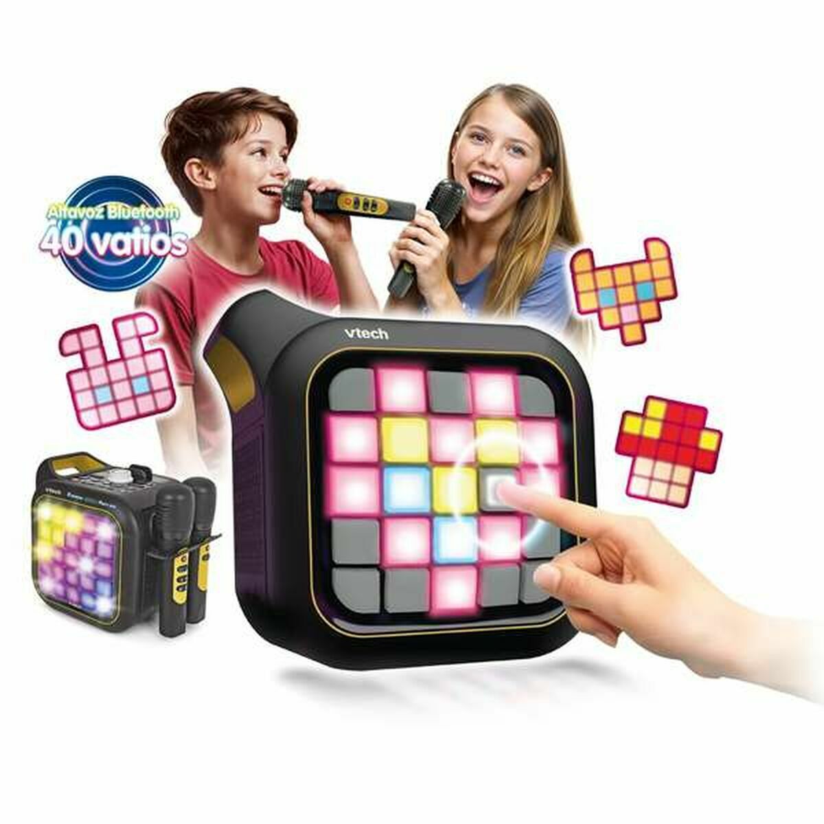 Bluetooth Högtalare med Karaoke Mikrofon Vtech Duo Golden edition - 2