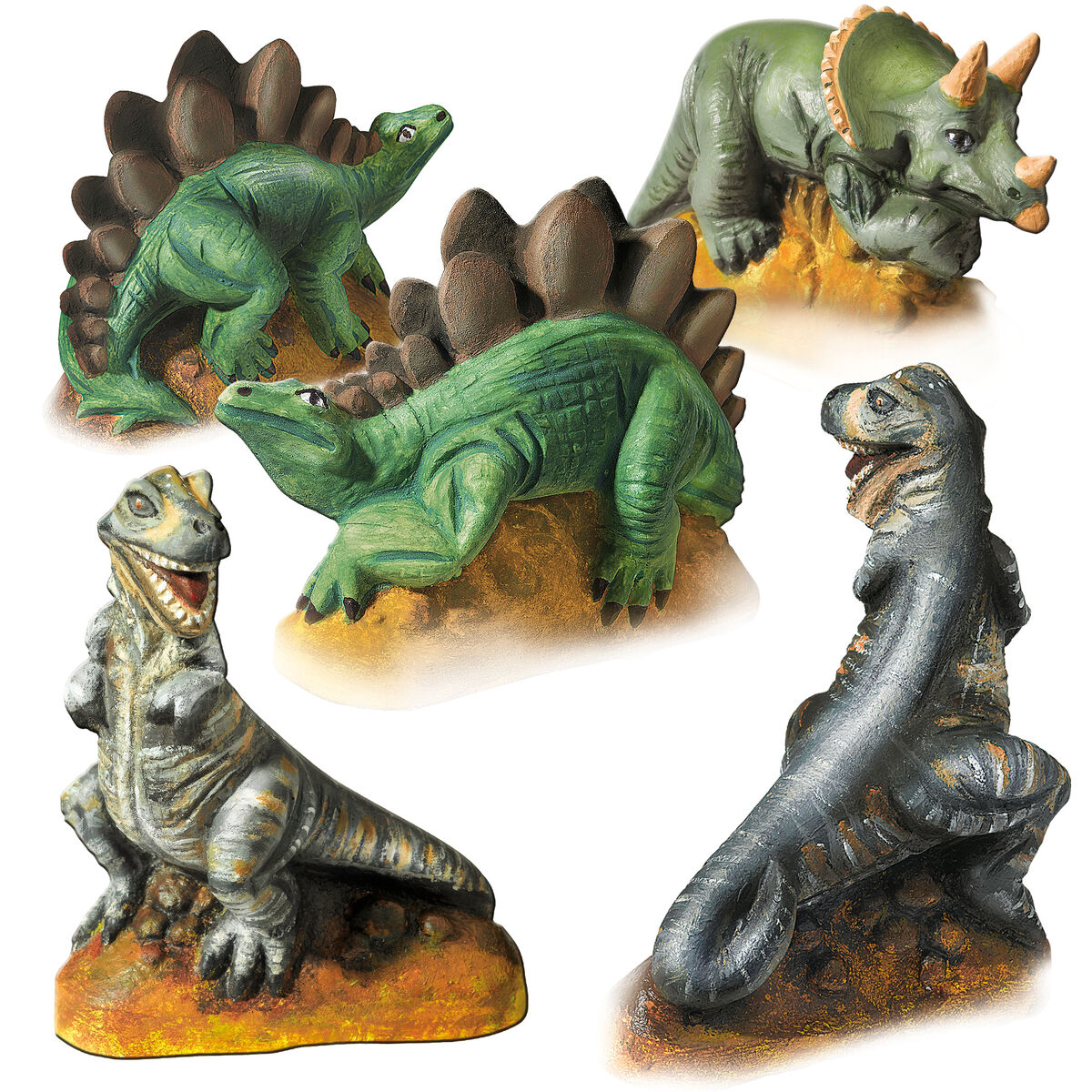 Modell-lera SES Creative   Gjutsats Dinosaurier - 6