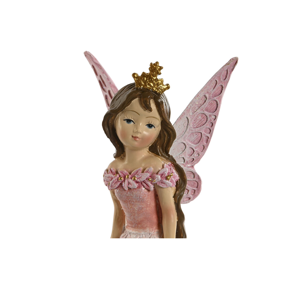 Prydnadsfigur Home ESPRIT Rosa 8 x 6 x 18,5 cm - 3