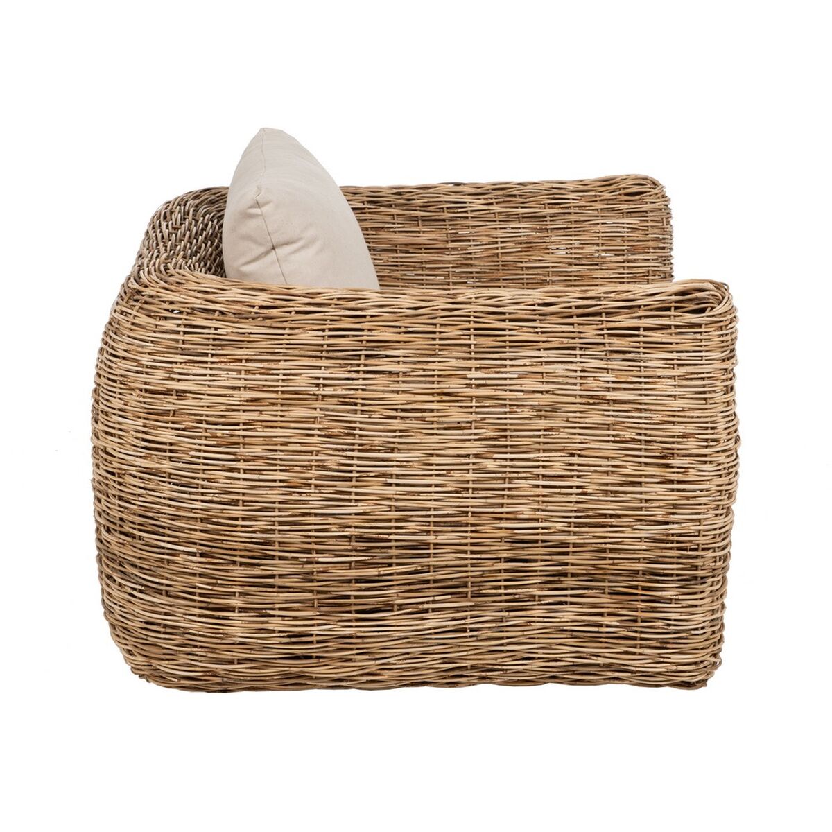 Trädgårdssoffa Naturell 111 x 97 x 63 cm - 3