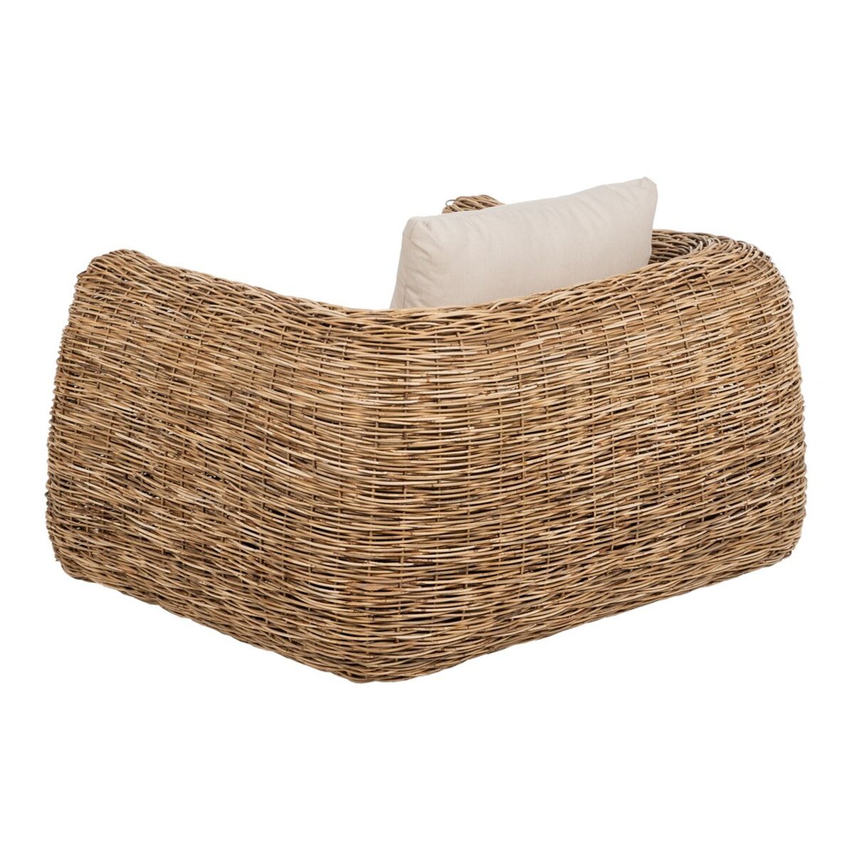 Trädgårdssoffa Naturell 111 x 97 x 63 cm - 4