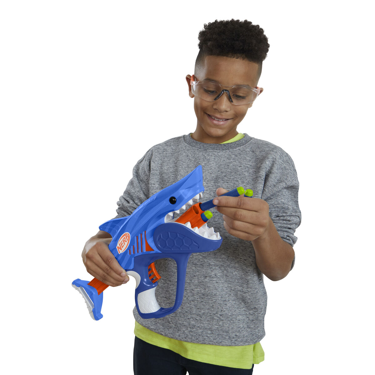 Pistol med Pilar Hasbro Nerf Sharkfire 23 x 40 cm - 5