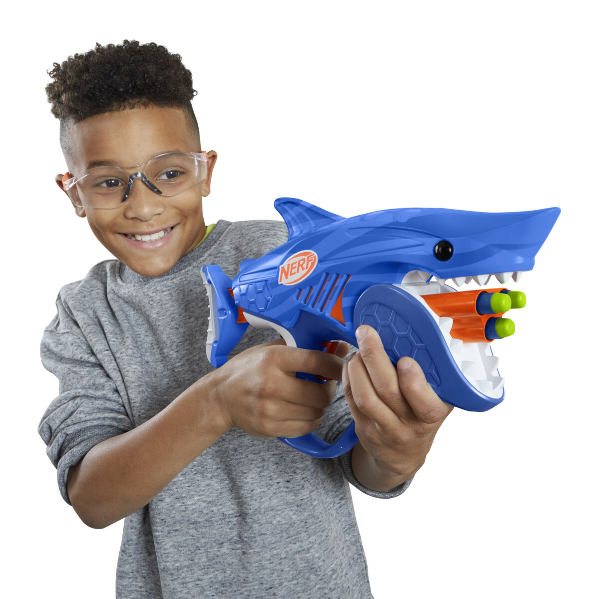 Pistol med Pilar Hasbro Nerf Sharkfire 23 x 40 cm - 3