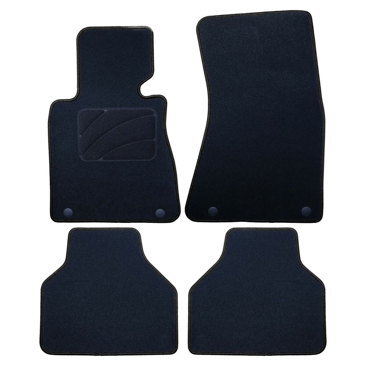 Set med bilgolvmattor OCC Motorsport OCCBW0015 Bmw E65 Serie 7 Corto 5 Delar