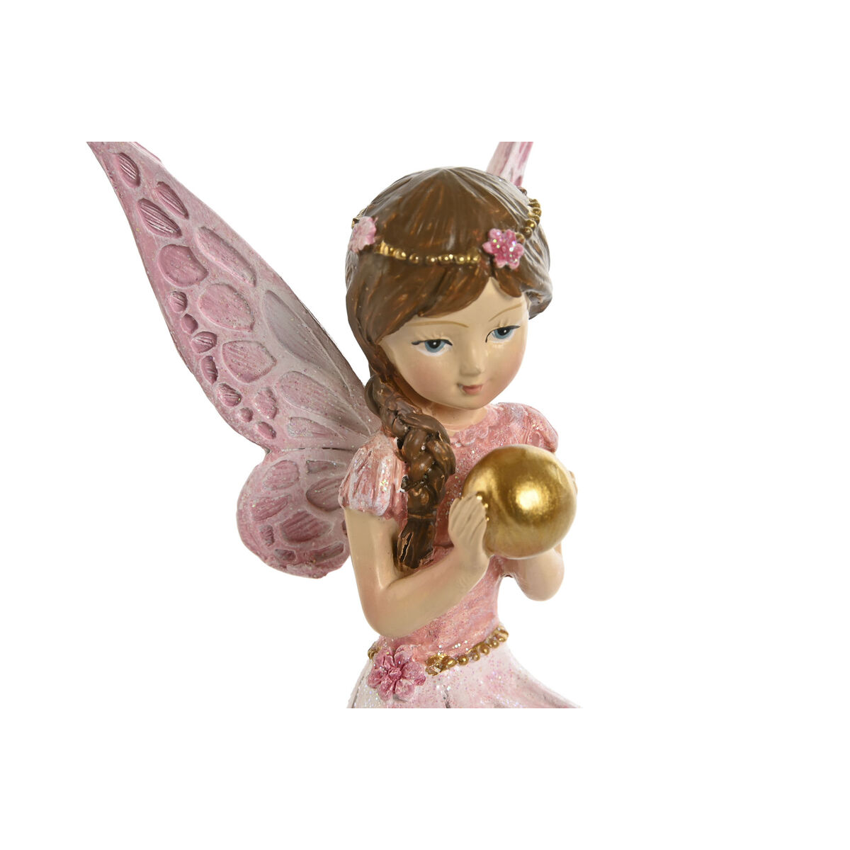 Prydnadsfigur Home ESPRIT Rosa Fe 7,5 x 6,5 x 11 cm - 3
