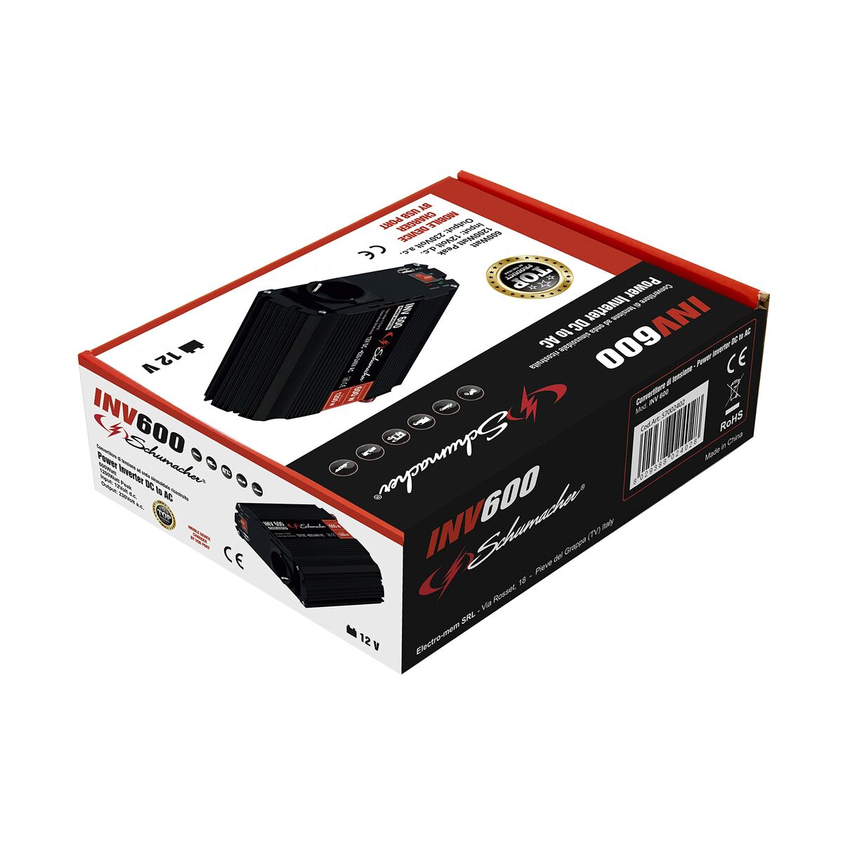 Elomvandlare Schumacher SCHS7002402 600-1200 W - 2