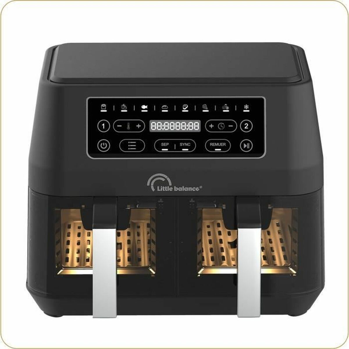 Luftfritös Little Balance 8765 Svart 2460 w 9 L