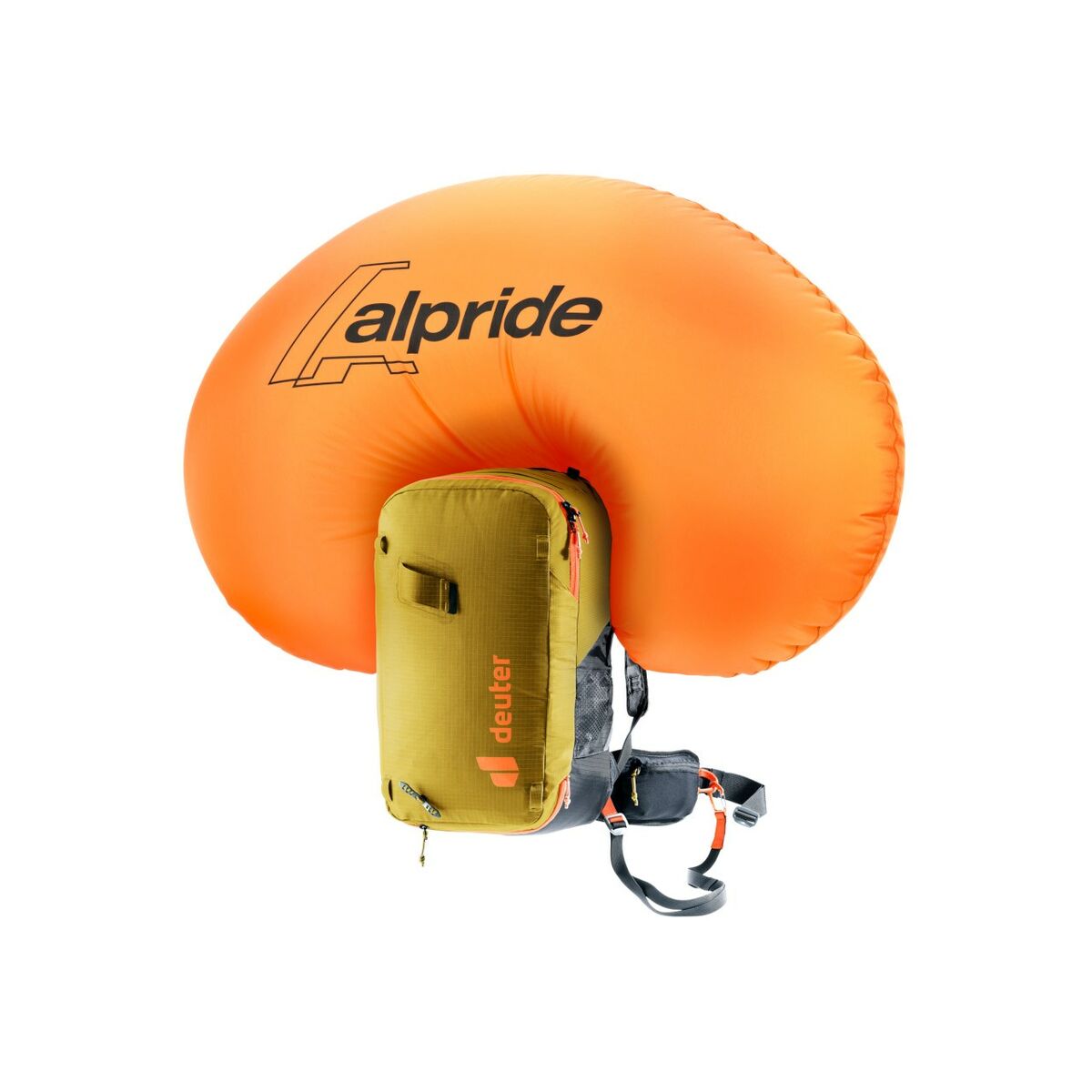 Ryggsäck för bergmiljö Deuter Alproof Lite 22 Gul Grå Orange 22 L - 4