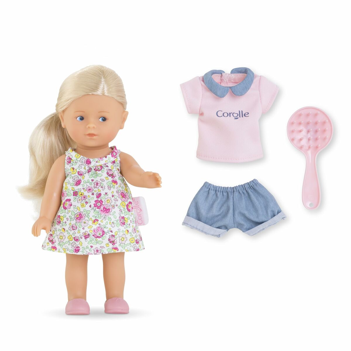 Babydocka med tillbehör Corolle Mini Monde De Rosy