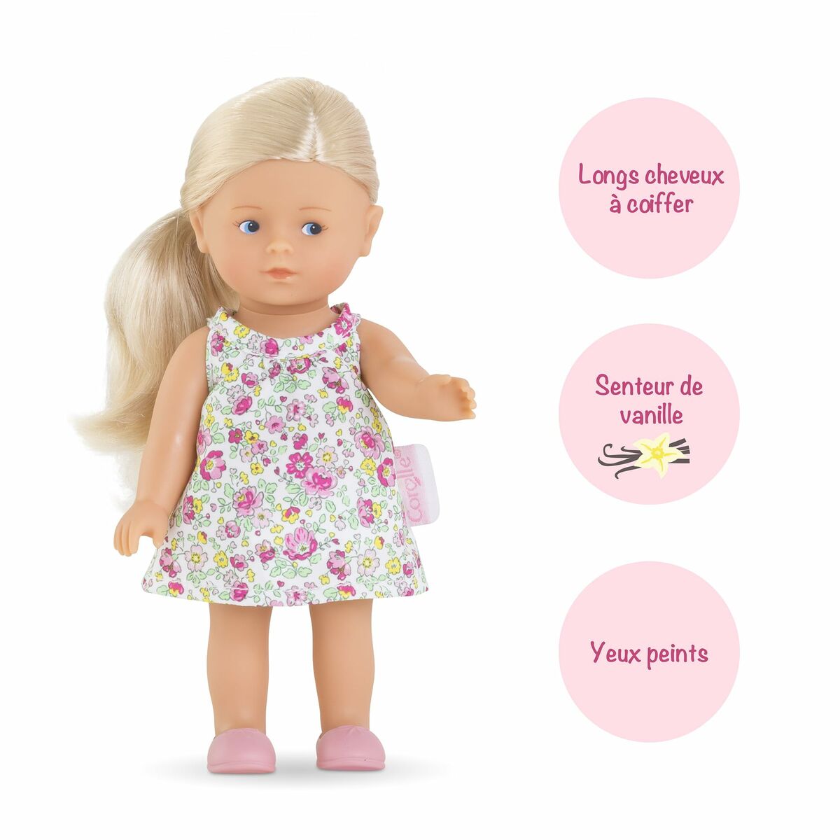Babydocka med tillbehör Corolle Mini Monde De Rosy - 7