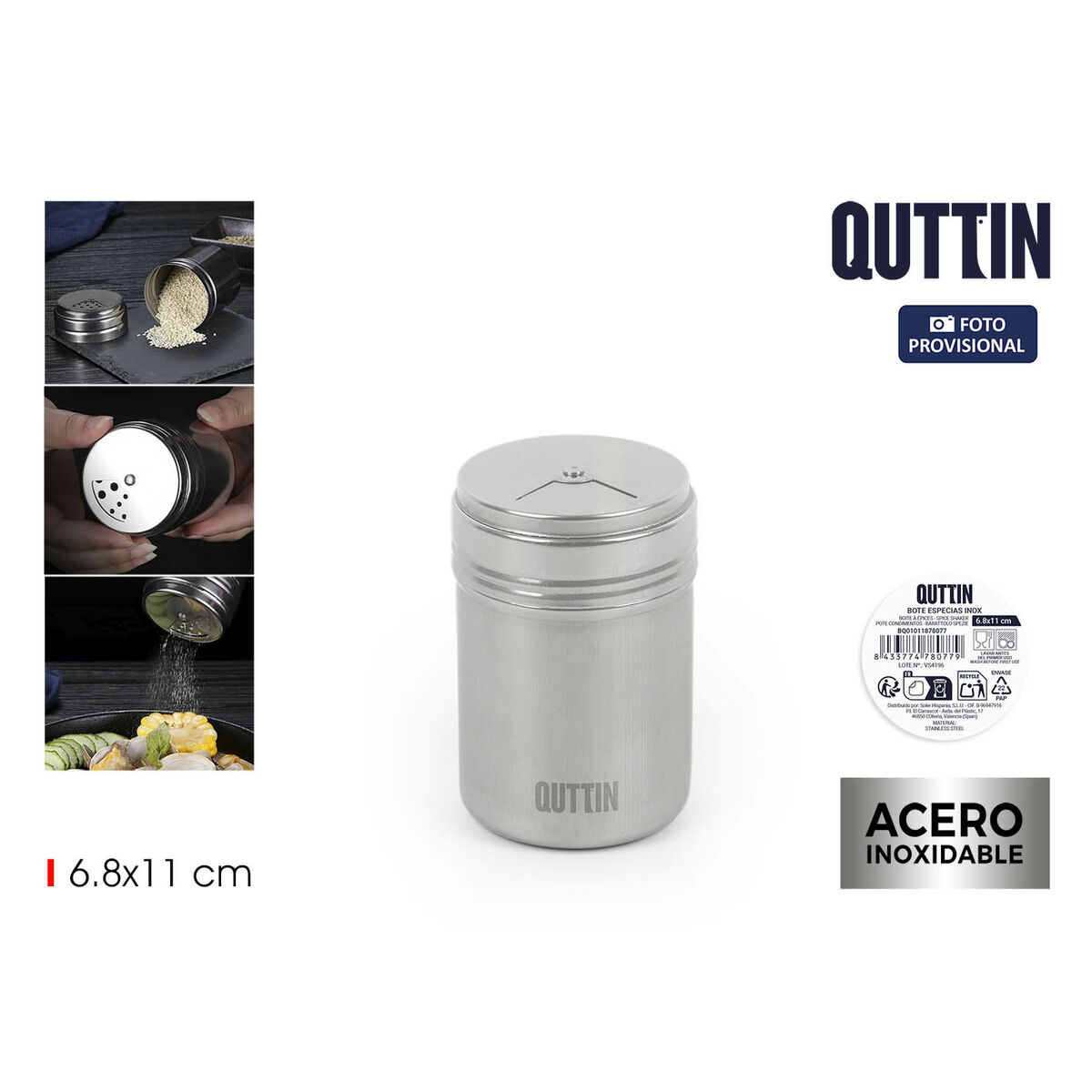 Spice tin Quttin Stål (24 antal) - 2
