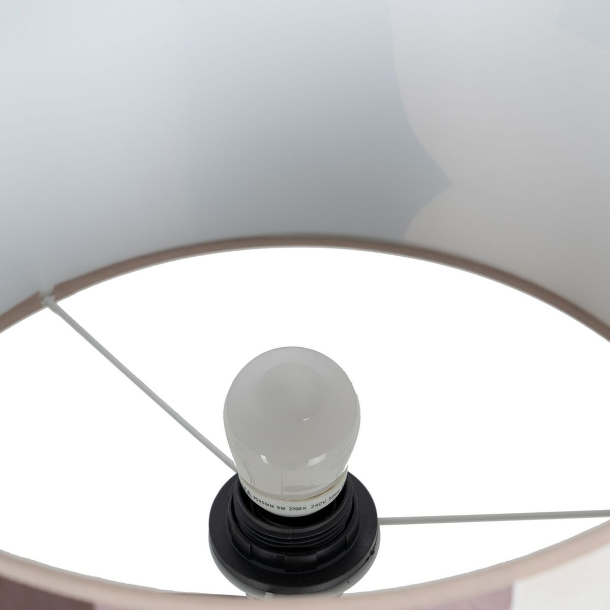 Bordslampa Brun Keramik 60 W 220-240 V 22 x 22 x 31,5 cm - 4