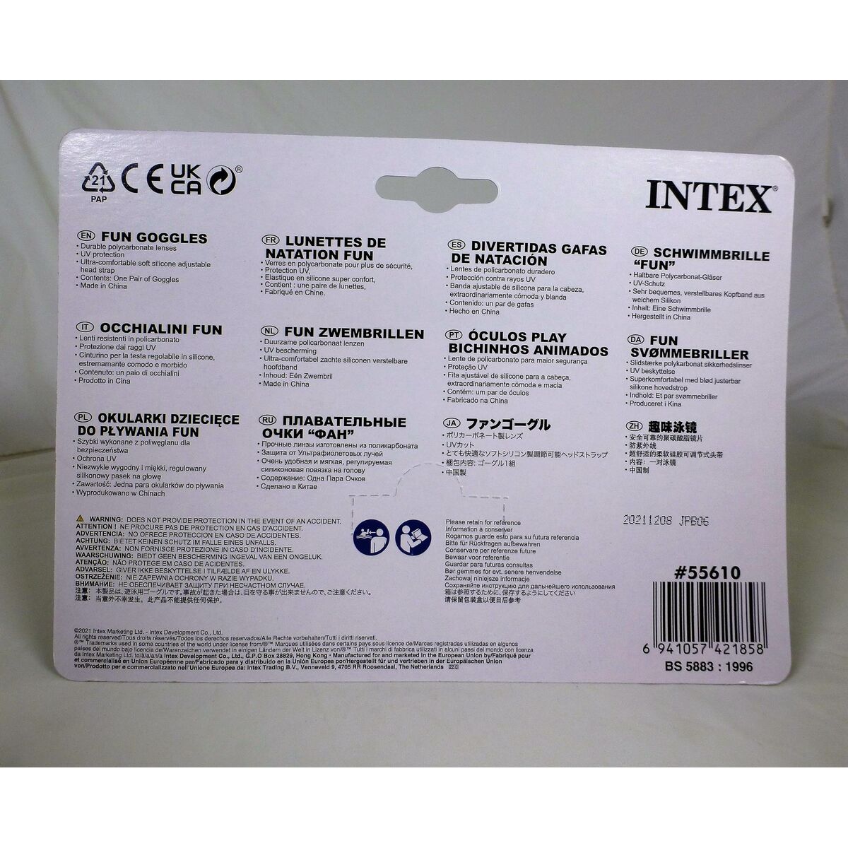 Simglasögon för barn Intex Junior (12 antal) - 11