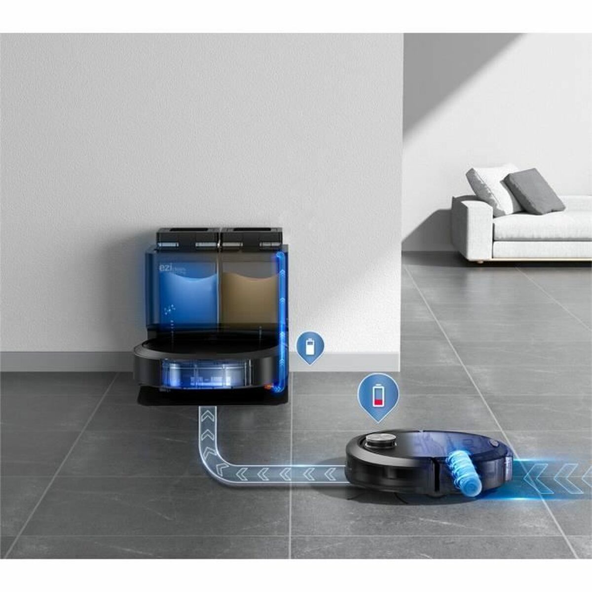 Robotdammsugare EZIclean All in one Z10 Plus - 6