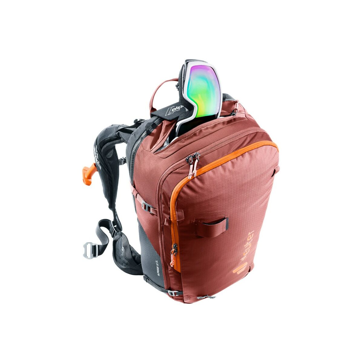 Ryggsäck för bergmiljö Deuter Alproof 30 SL Röd Grafit 30 L - 4